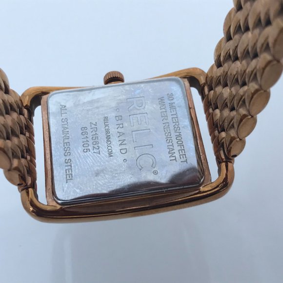 Relic Brand Women Watch Gold Tone Multi Function A - Picture 10 of 10